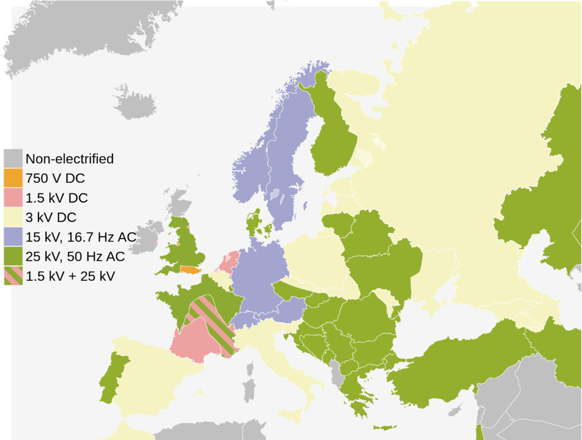 Europe rail electrification en